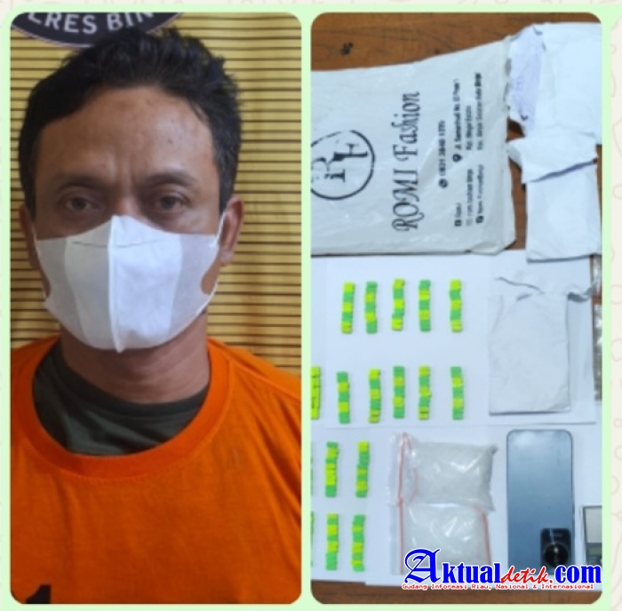 Pria Asal Marindal Ditangkap Satresnarkoba Polres Binjai Saat Jual Narkoba