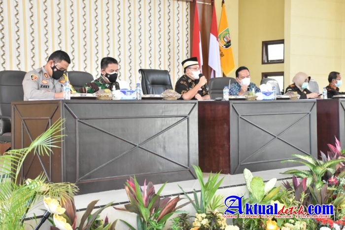 Forkopimda Gelar Rakor PPKM, Antisipasi Lonjakan Angka Covid-19 di Lampung Timur