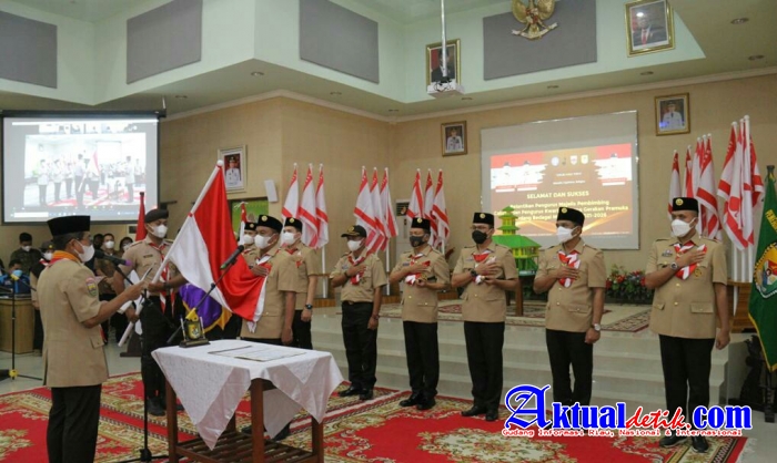 Bupati Darma Wijaya Dilantik Jadi Ketua Majelis Pembimbing Cabang Gerakan Pramuka Sergai
