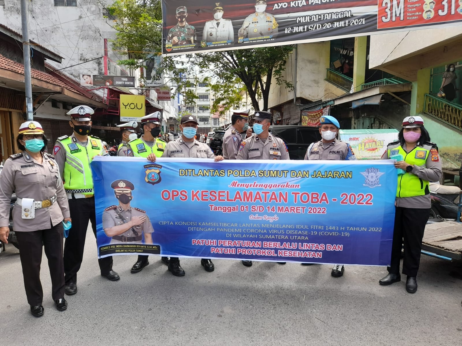 Ops Keselamatan Toba 2022, Dit Lantas Polda Sumut cegah fatalitas kecelakaan dan perketat Prokes