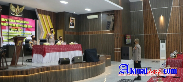 Kapolda Aceh Buka RAKERWAS Tahun 2021