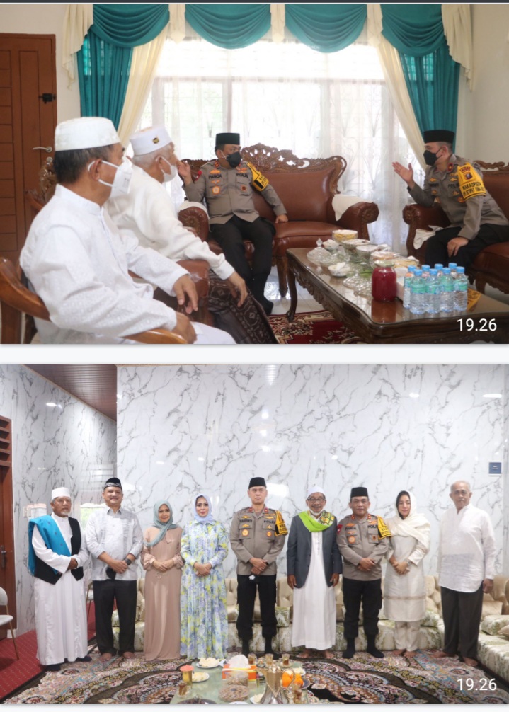 Kapolda Sumut Kunjungi Tokoh Agama Pada Perayaan Idulfitri 1443 H