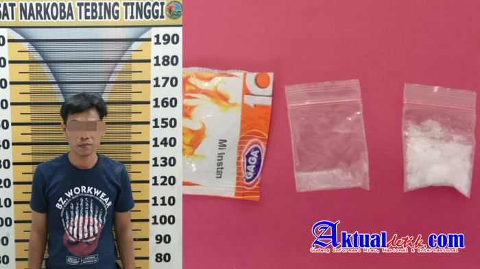 "Mantap"...Satuan Narkoba Polres Tebing Tinggi Ringkus Pengguna Narkotika Jenis Sabu
