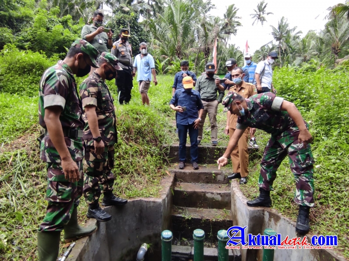 Tinjau Pompa Hidram, Dandim 1619/Tabanan Dampingi Deputi Bidang Usaha Mikro Kemenkop dan UKM RI