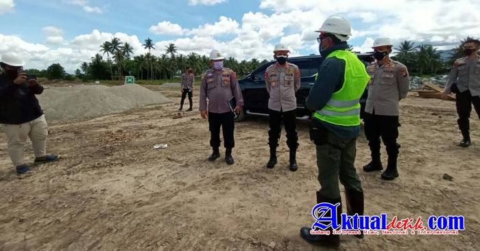 Polda Gorontalo Tinjau Langsung Progres Pembangunan Rumah Sakit Bhayangkara
