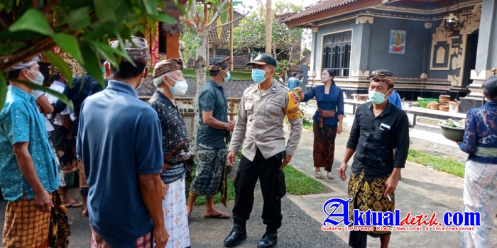 Polres Gianyar Lakukan Kordinasi Terkait Upacara Ngaben, Pastikan Prokes Berjalan Dengan Baik