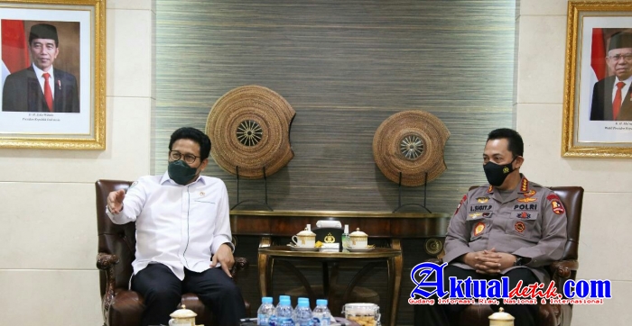Audiensi Dengan Mendes PDTT, Kapolri Pastikan Pendampingan Edukasi Dana Desa