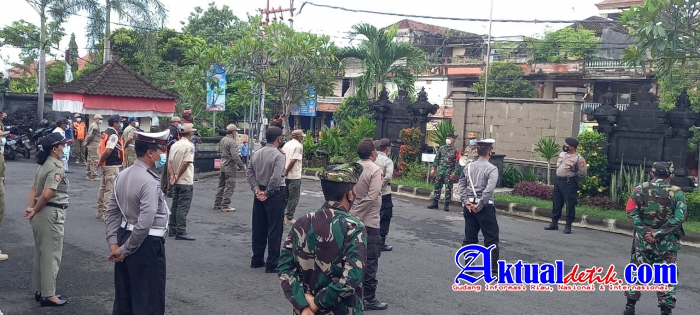 Dandim 1623/Karangasem Mempertegas Penerapan Protokol Kesehatan Melalui Kegiatan Ops Yustisi