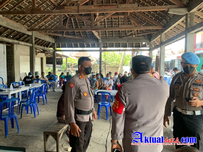 Gerai Vaksin Presisi Polres Gianyar Digelar di Desa Lebih