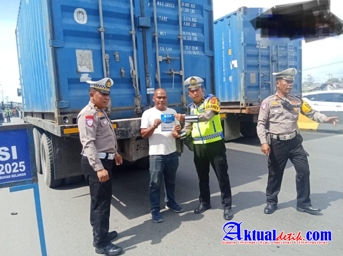 Sat Lantas Polres Belawan Gelar Operasi Zebra Toba 2025, Rangkul Organda Dan Jasa Raharja