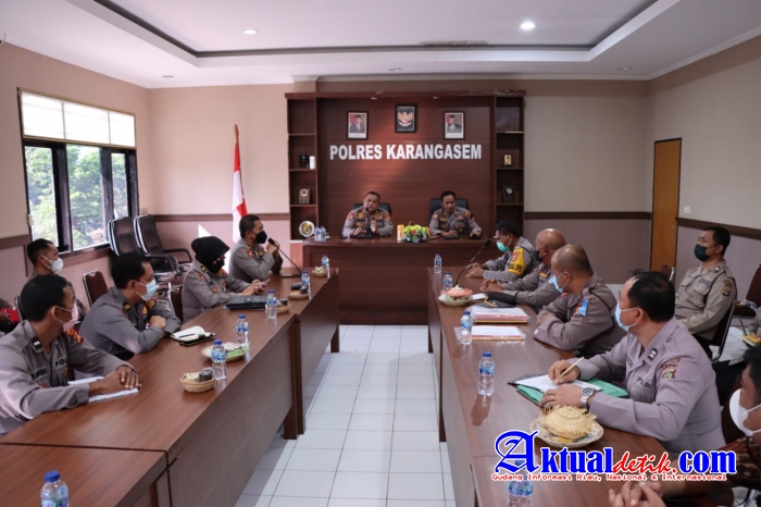 Polres Karangasem Ikuti Monev Program Kerja Bersama Polda Bali dengan Lembaga Non Pemerintah