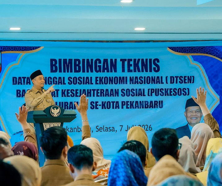 Pemko Pekanbaru Perkuat Akurasi Data Sosial, Bimtek DTSEN Pastikan Bansos Tepat Sasaran