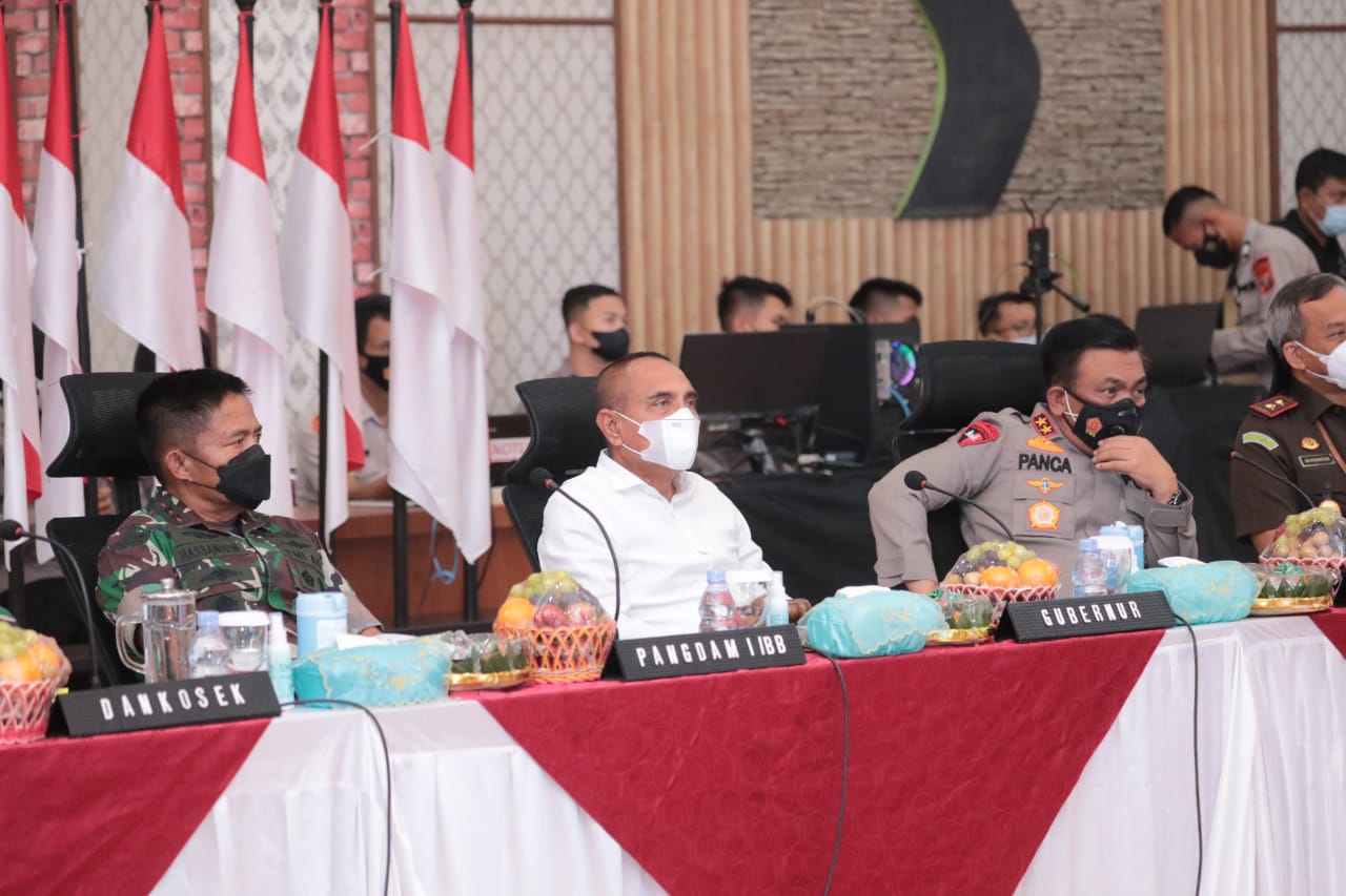 Covid-19 Naik, Kapolda Sumut Gelar Rapat Lintas Sektoral Bersama Forkopimda