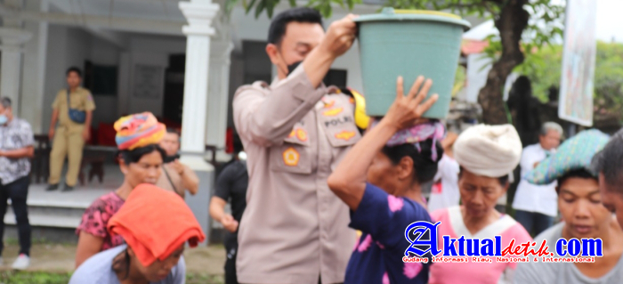 Respon Cepat Kapolres Buleleng Terhadap Keluhan Masyarakat Alasangker Tidak Mendapatkan Air Bersih