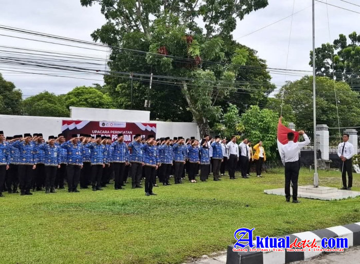 Bapas Palangka Raya Peringati Hari Sumpah Pemuda Yang Ke 97, Upacara Berlangsung Khidmat