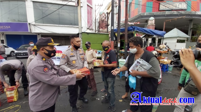 Jajaran Humas Polda Jateng Gelar Bansos, Jelang Hari Jadi Humas Polri ke-69