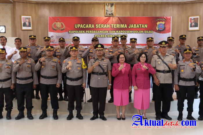 Pergantian Kapolsek Perdagangan Dan Kapolsek Dolok Silau