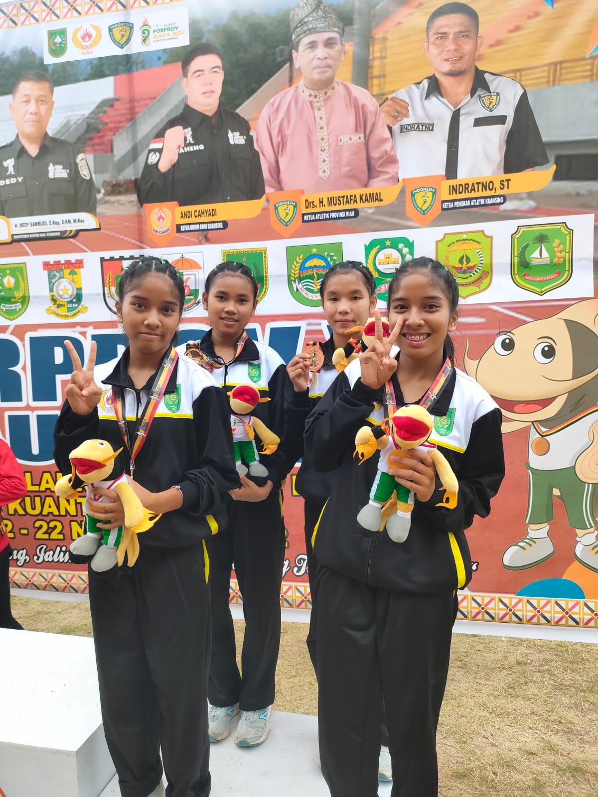 Porprov X Riau, 5 Murid SMAN 03 Pekanbaru Raih Medali
