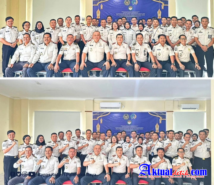 Menuju Wilayah Bebas Korupsi, Bapas Palangka Raya Menerima Kunjungan Tim Zona Integritas Lapas