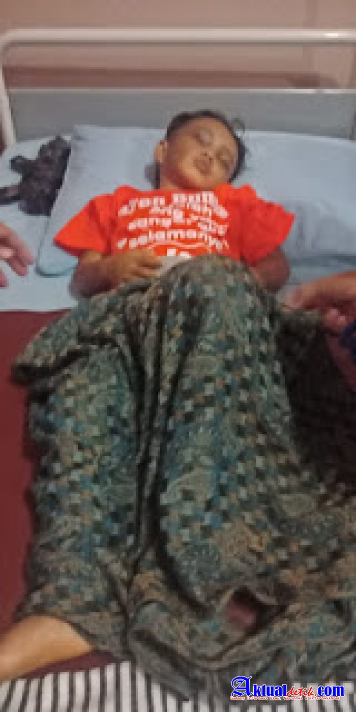 Kapolsek Sunggal Kompol Yasir Ahmadi,SIK Selamatkan Bocah Yang Menjadi Korban Penganiayaan