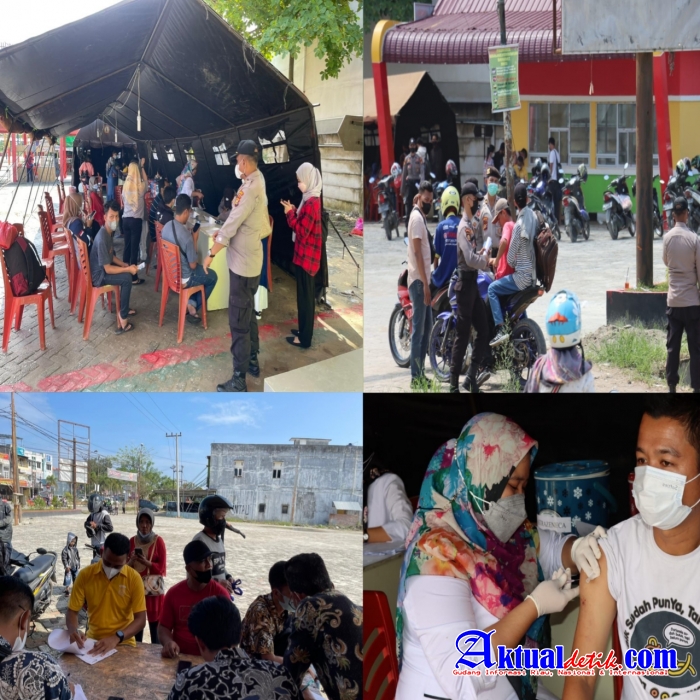 Kembali Berinovasi,Polres Pelalawan Sediakan Lapak Pangker Untuk Percepatan Vaksin,Ini Keunggulannya