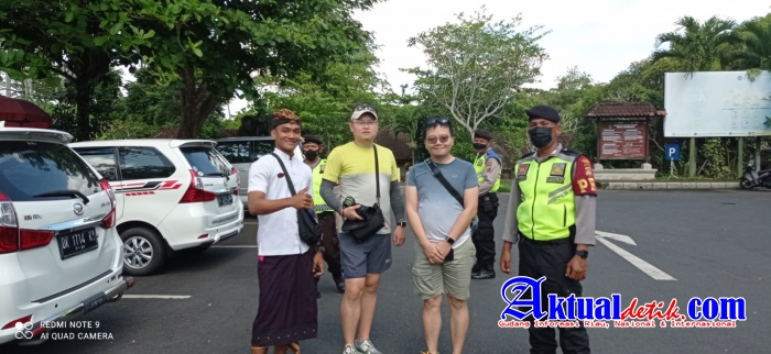 Perkuat Kamtibmas Mendukung Presidensi G20 di Bali, Polsek Blahbatuh Gelar Patroli di Objek Wisata
