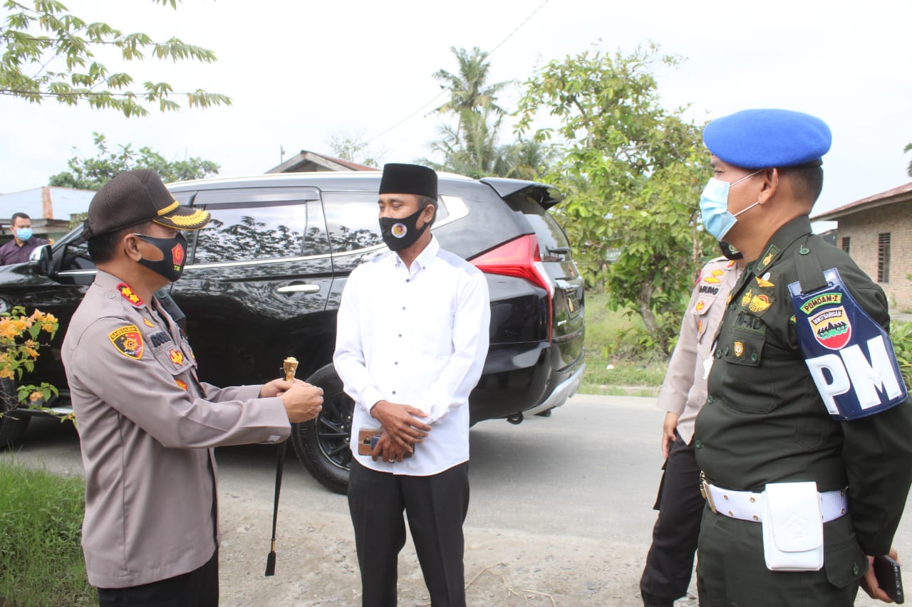 Tinjau Pelaksanaan Pilkada 2020, Kapolres Sergai Pimpin Patroli Skala Besar