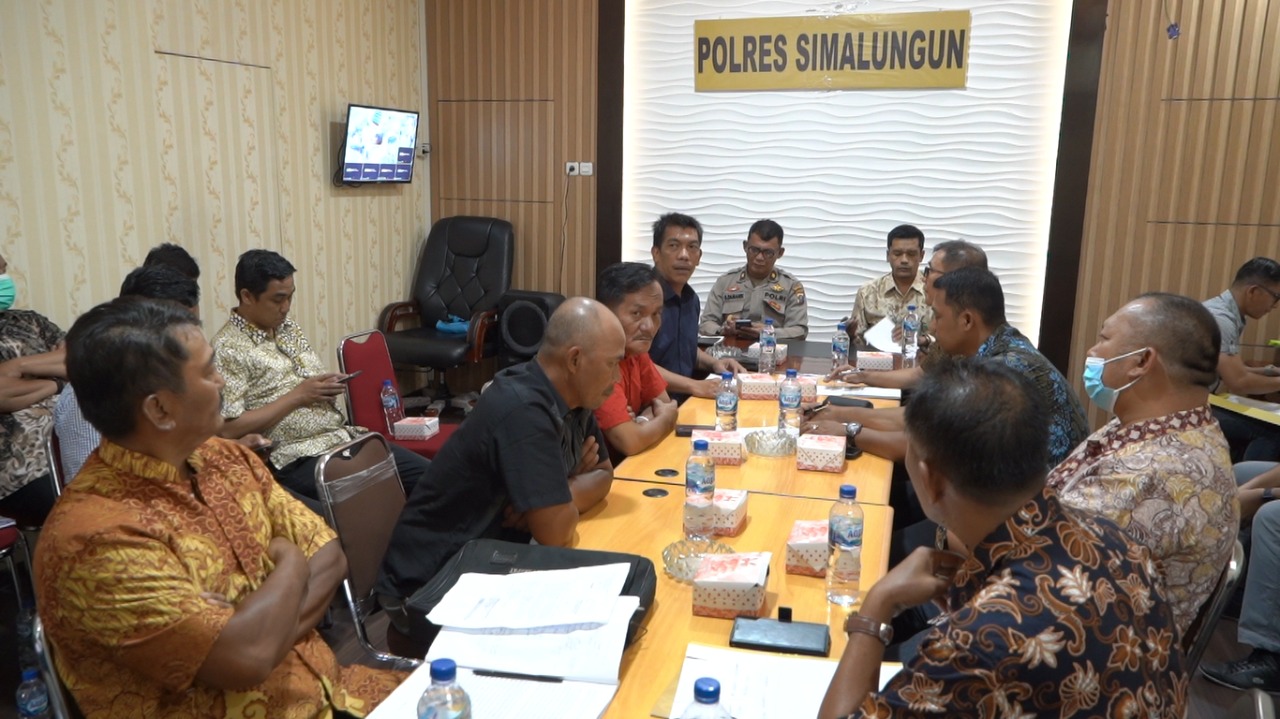 Jelang Eksekusi Lahan, Polres Simalungun Lakukan Sosialisasi kepada Penggarap