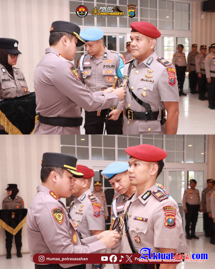 Kapolres Asahan Pimpin Sertijab Kasat Reskrim, AKP Sandi Riz Akbar Resmi Jabat Kasat Reskrim
