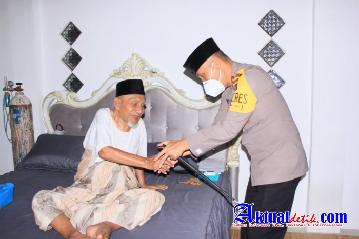 Kapolres Lhokseumawe Temui Abu Lueng Angen untuk Berdiskusi