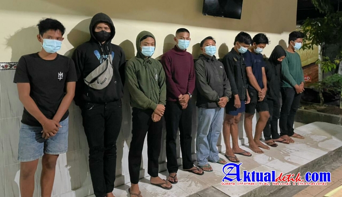 Sembilan Orang dan SPM di Amankan Polsek Sukawati, Inilah Penyebabnya