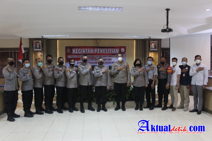 Kapolres Badung Sambut Kunjungan Kerja, Tim Penelitian PPTIK STIK Lemdiklat Polri