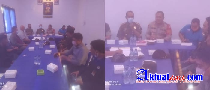 Cegah Aksi Ilegal Logging, Penyerobotan Lahan Hutan dan Karhutla, Polsek Rendang Gelar Rapat Terpadu