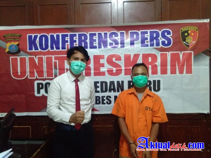 Polsek Medan Baru Mengamankan Tersangka Diduga Sabu Sabu