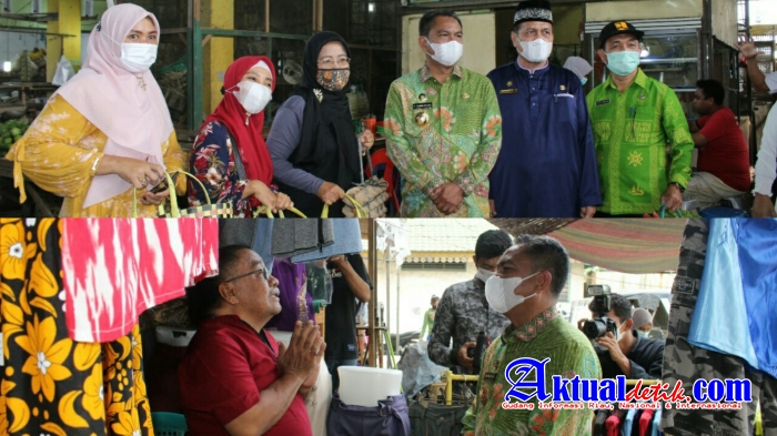 Ratusan ASN Pemkab Sergai Berbelanja di Pasar Rakyat
