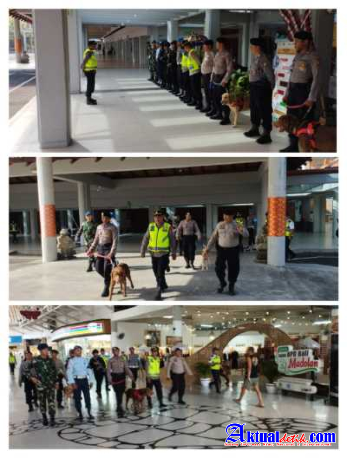 Antisipasi Arus Balik Polda Bali Terjunkan K-9 di Bandara Ngurah Rai