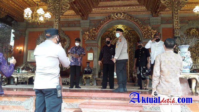 Kapolres Gianyar Pimpin Pengamanan Kunjungan Menteri Pariwisata dan Ekonomi Kreatif ke Ubud