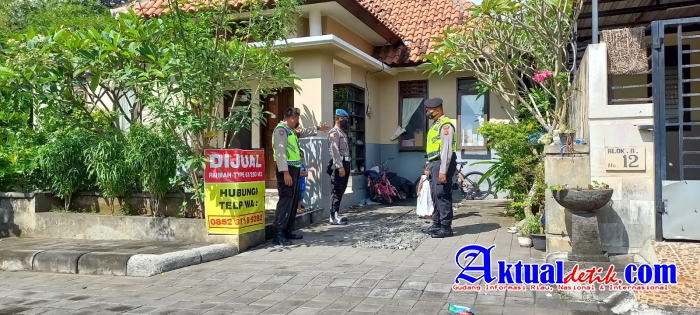 Pengamanan Ibadah Minggu Umat Kristiani, Polsek Blahbatuh Terjunkan Piket Fungsi