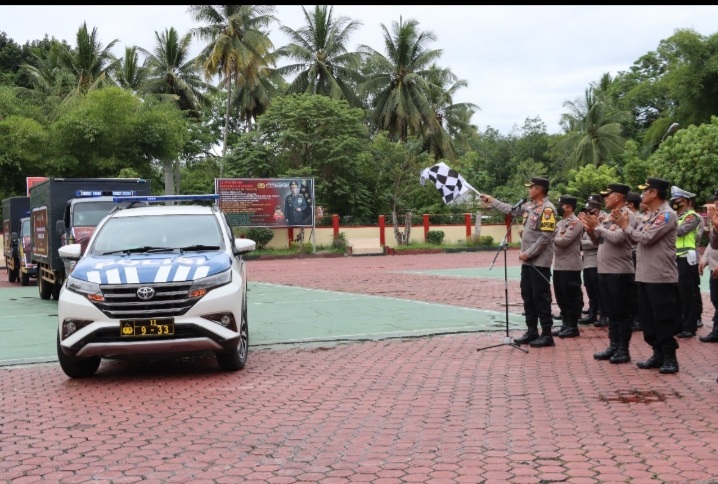 Polres Madina kirimkan bantuan kemanusiaan untuk korban gempa Taput
