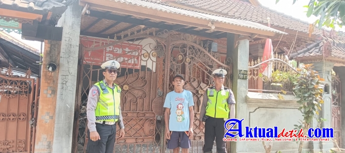 Satgas Preventif Subsatgas Patroli Polres Klungkung, Sambangi Sejumlah Kantor Parpol Imbau Kamtibmas