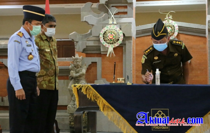 Kemenkumham Gelar Giat Deklarasi Janji Kinerja Pencanangan Pembangunan Zona lntegritas