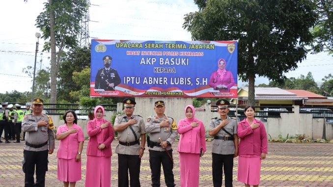 Kapolres Humbahas Pimpin Sertijab Sejajaranya