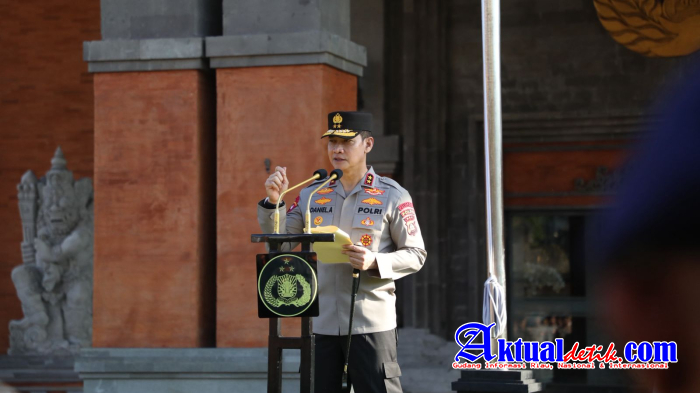 Pimpin Apel Pagi, Kapolda Bali : Tindak Tegas Segala Bentuk Premanisme
