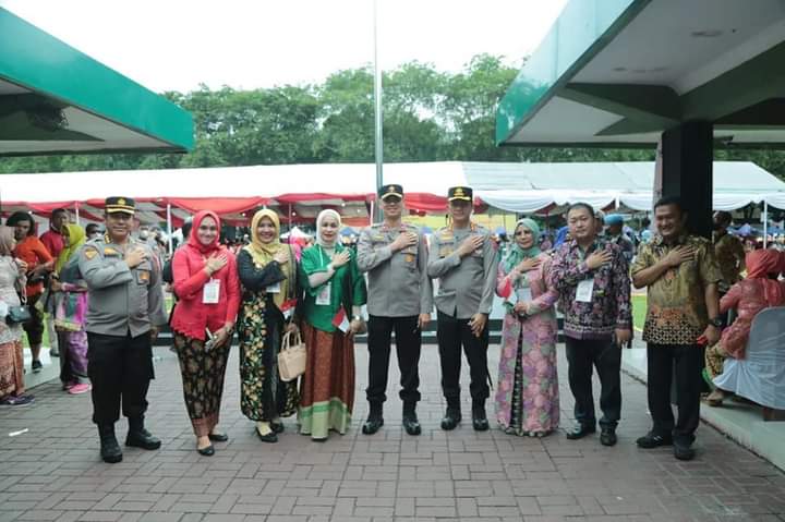 Sukseskan Gebyar kebaya goes to unesco 2022 Poldasu ambil andil lakukan pengamanan kegiatan.