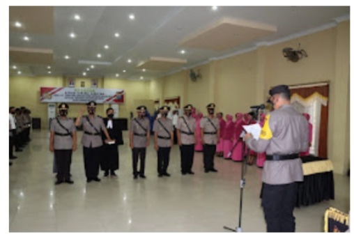 Kapolres Madina Pimpin Sertijab 6 PJU Polres