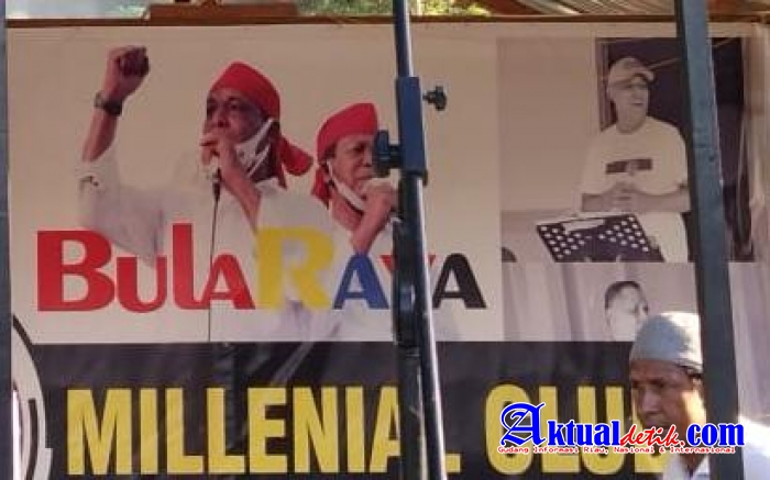 Ketua Bula Raya Milenial Club, Tolak Politik Uang