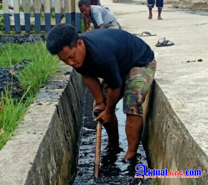 Menyambut Bimtek Desa Sumatinggi Gelar Bakti Sosial Pada Hari Jumat