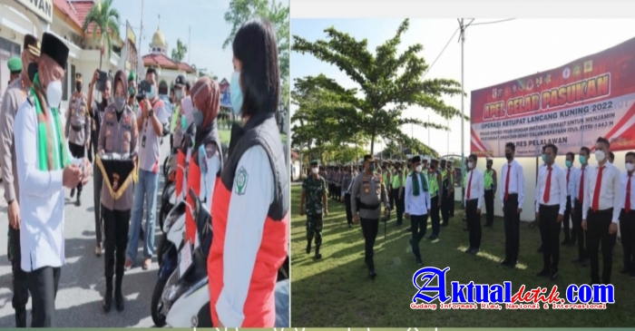 Polres Pelalawan Gelar Apel Pasukan Operasi Ketupat Lancang Kuning 2022