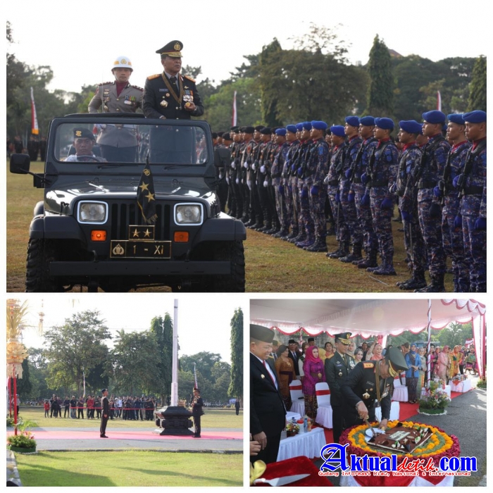 Polda Bali gelar upacara Peringatan Hari Bhayangkara ke-78