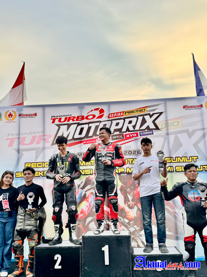Pegawai Lapas Medan Ukir Prestasi, Edo Adika Teddy Raih Juara I Motorprix 2026 Sport Fairing 150 CC